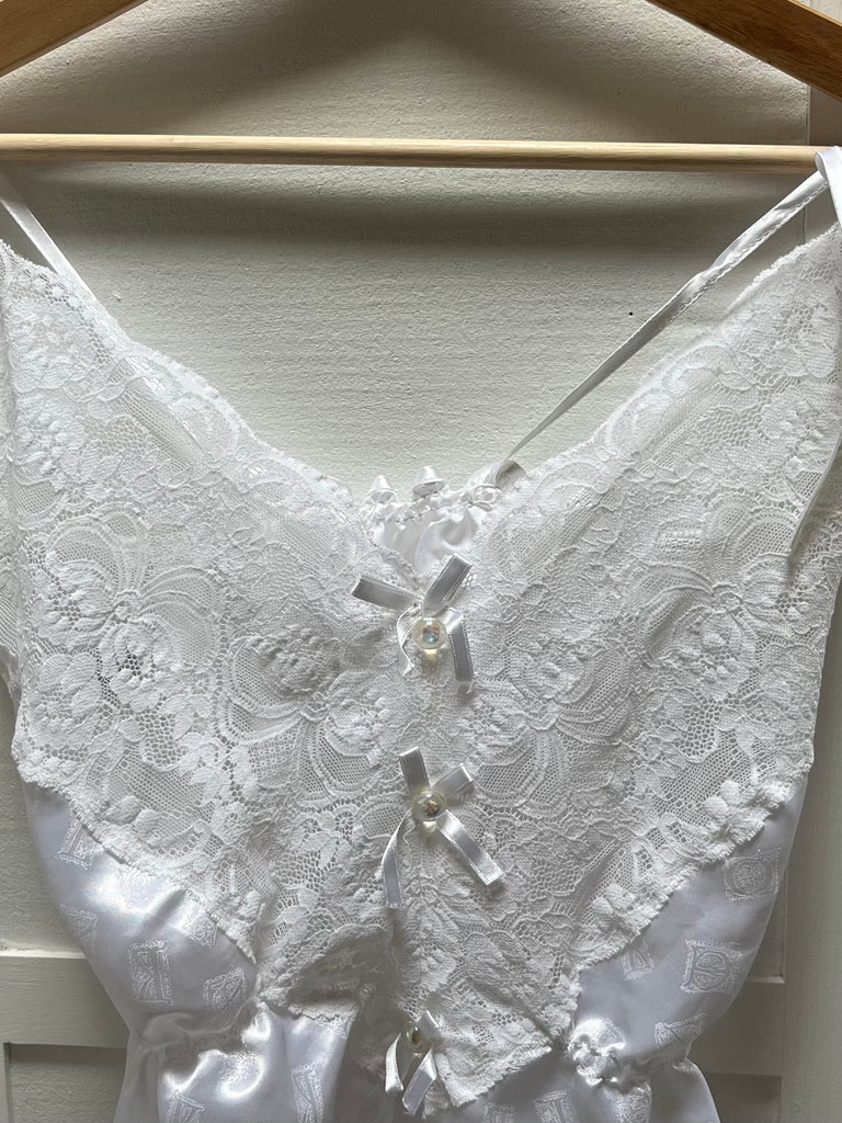 Romantic White Bodysuit - Ani Vintage - Dublin Ireland