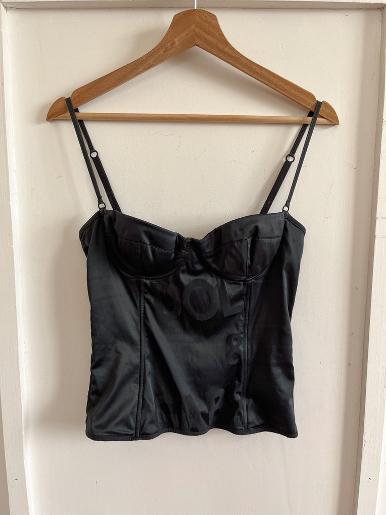 Dolce & Gabbana Black Bustier - Ani Vintage - Dublin Ireland