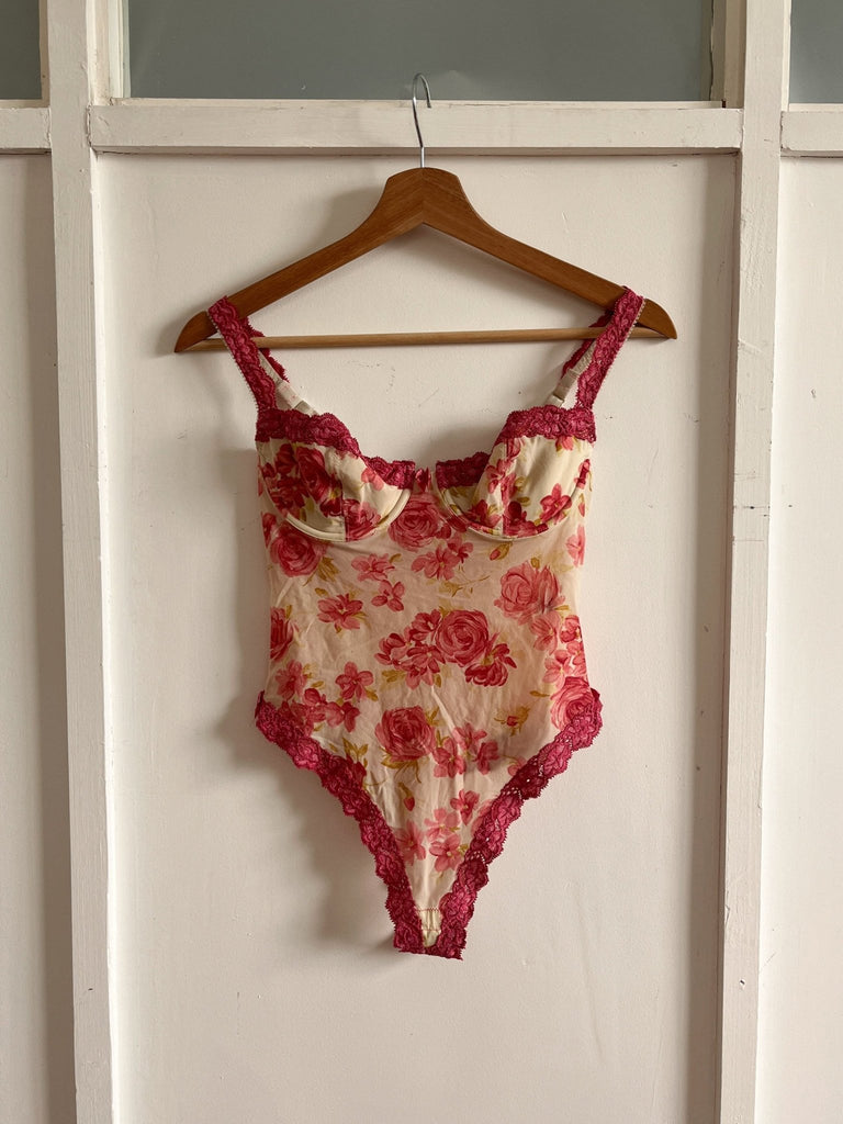 Floral Lace Bodysuit - Ani Vintage - Dublin Ireland