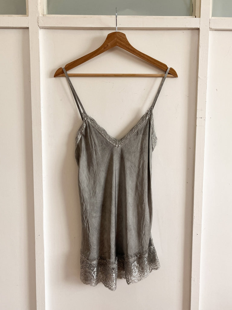 Grey Slip Dress - Ani Vintage - Dublin Ireland