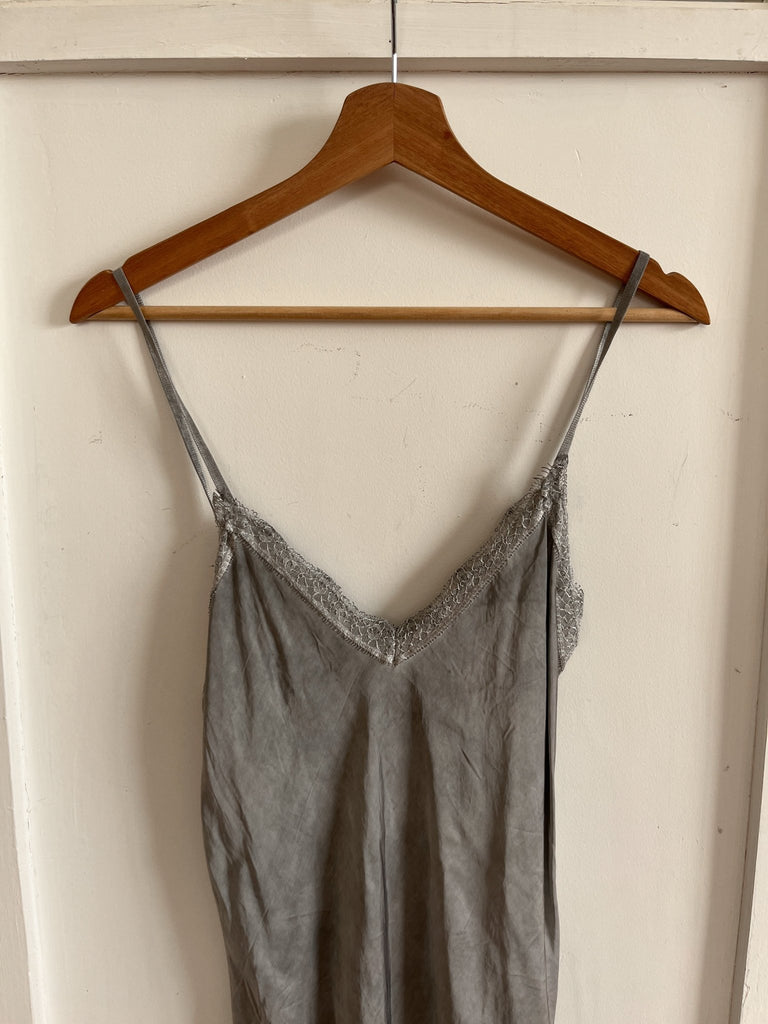 Grey Slip Dress - Ani Vintage - Dublin Ireland