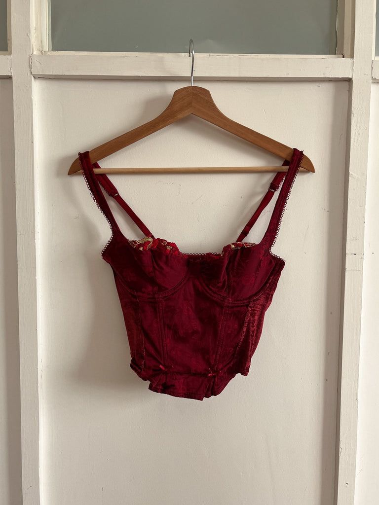 Regal Velour Bustier - Ani Vintage - Dublin Ireland