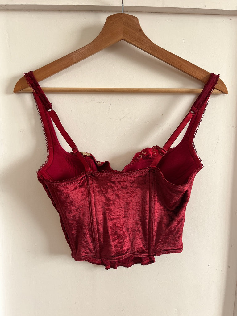 Regal Velour Bustier - Ani Vintage - Dublin Ireland