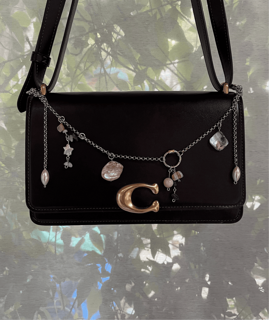 Silver Pearly Mermaid Bag Charm - Ani Vintage - Dublin Ireland