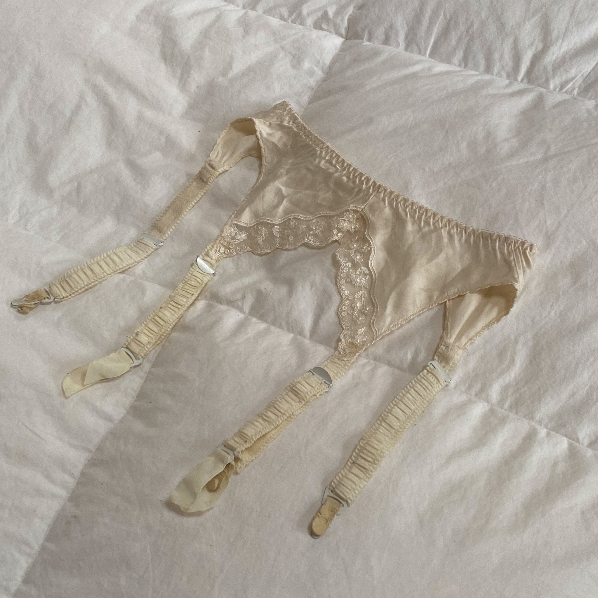 80s Silk Angel Garter Belt | ani vintage Ani Vintage 80s Silk Angel Garter Belt | ani vintage Ani Vintage