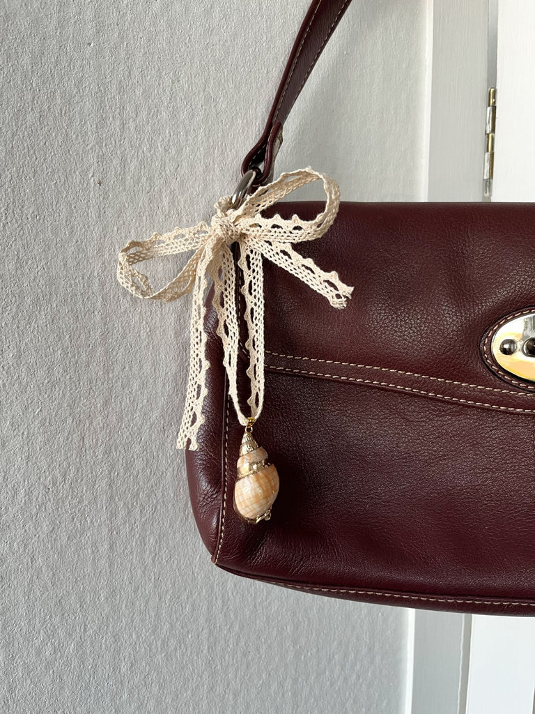 'Gold Shell' Mini Bag Charm - Ani Vintage - Dublin Ireland