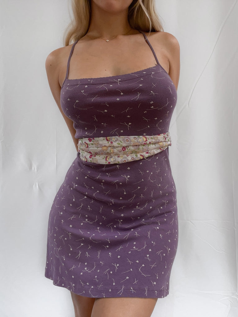Light Purple Floral Dress - Ani Vintage - Dublin Ireland