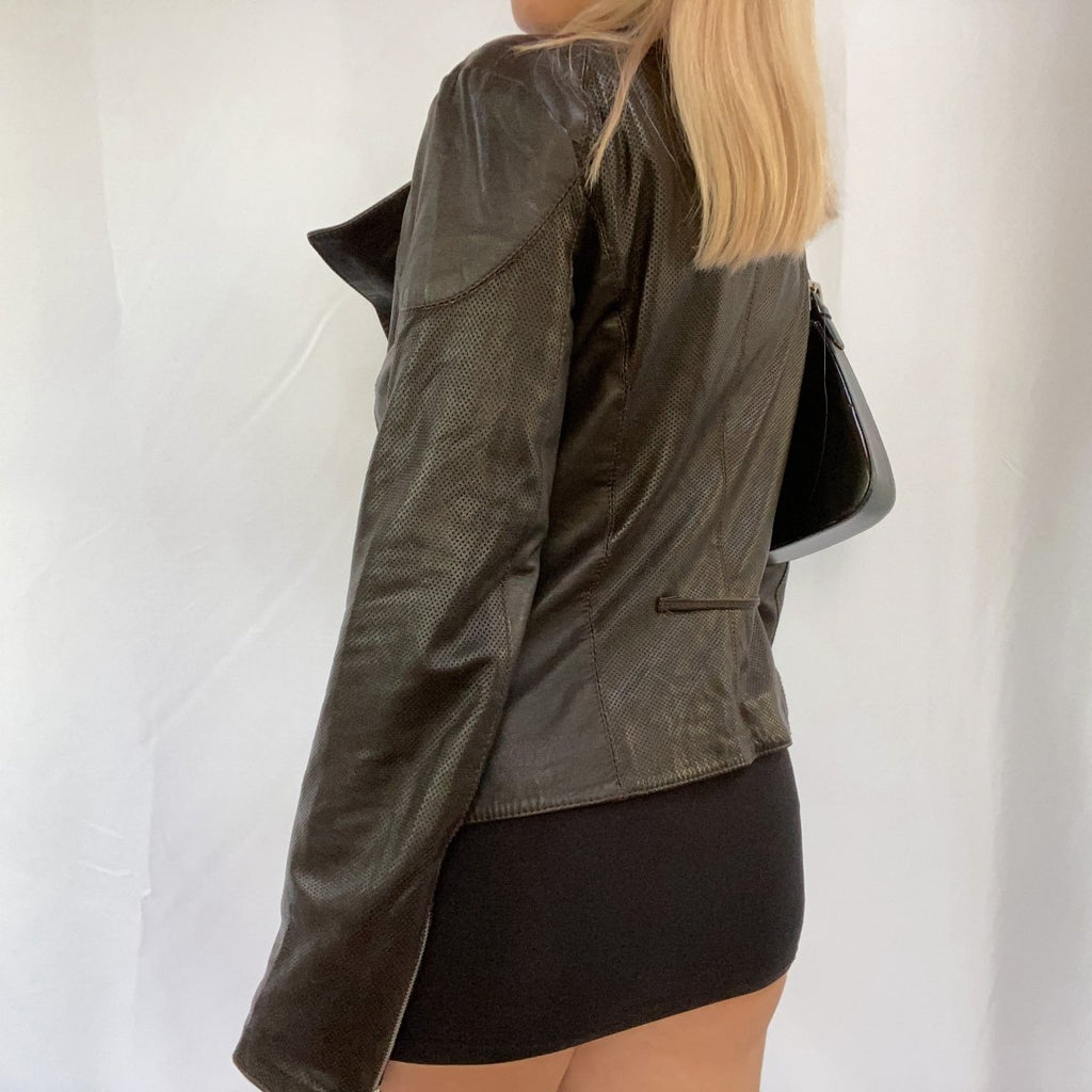 Lightweight Faux-Leather Jacket - Ani Vintage - Dublin Ireland