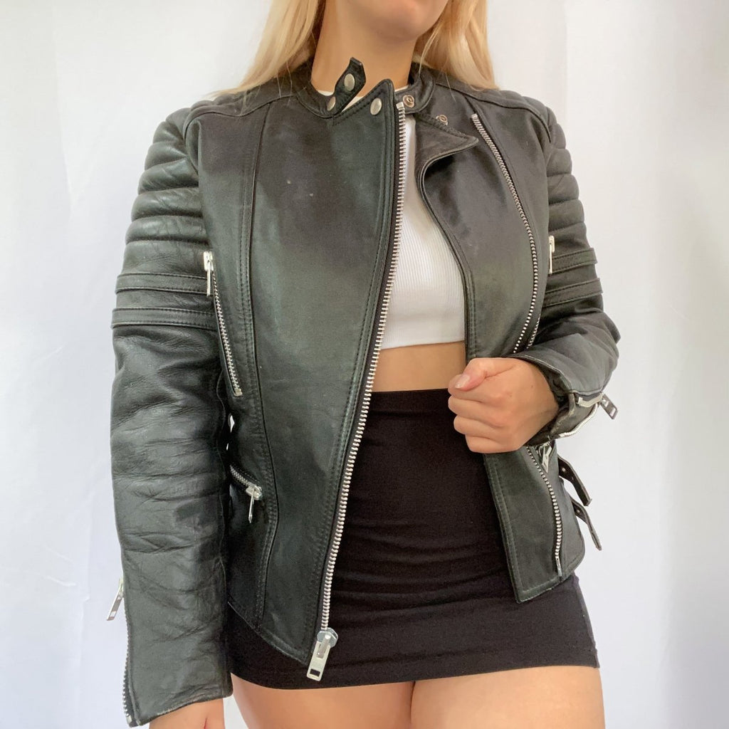 Thick Biker Jacket - Ani Vintage - Dublin Ireland